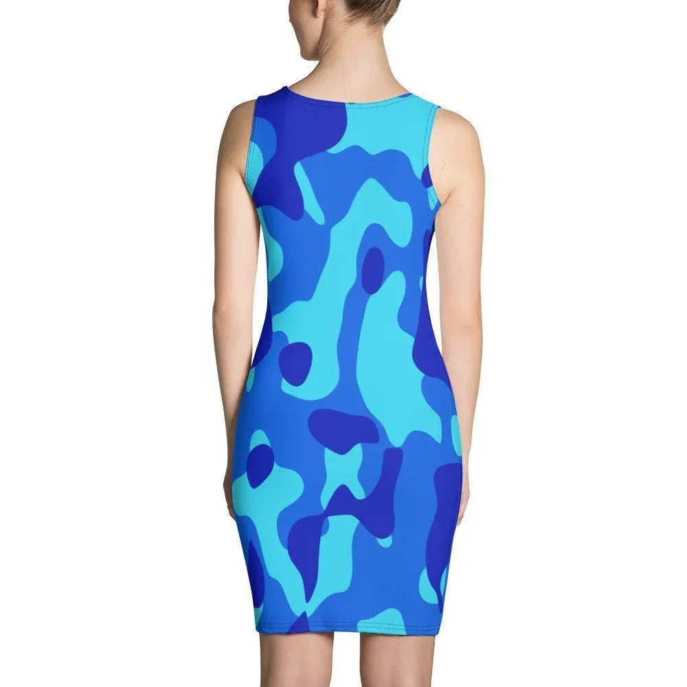 enganliegendes-blue-camouflage-kleid-kleid-jlr-design-2 - JLR Design