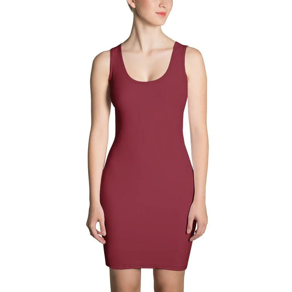 enganliegendes-burgund-kleid-kleid-jlr-design-1 - JLR Design
