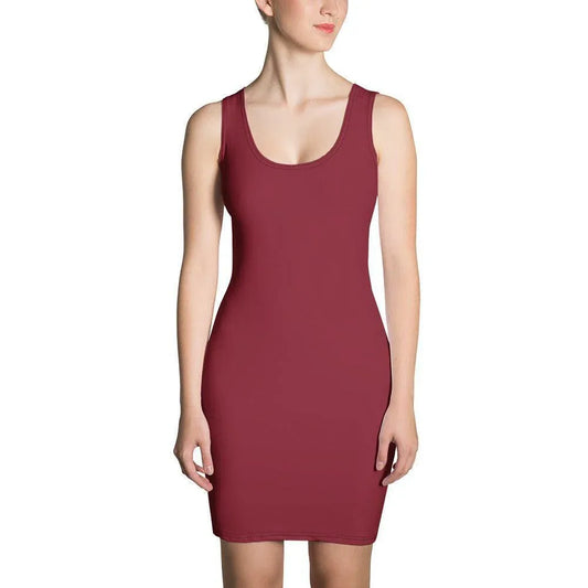 enganliegendes-burgund-kleid-kleid-jlr-design-1 - JLR Design