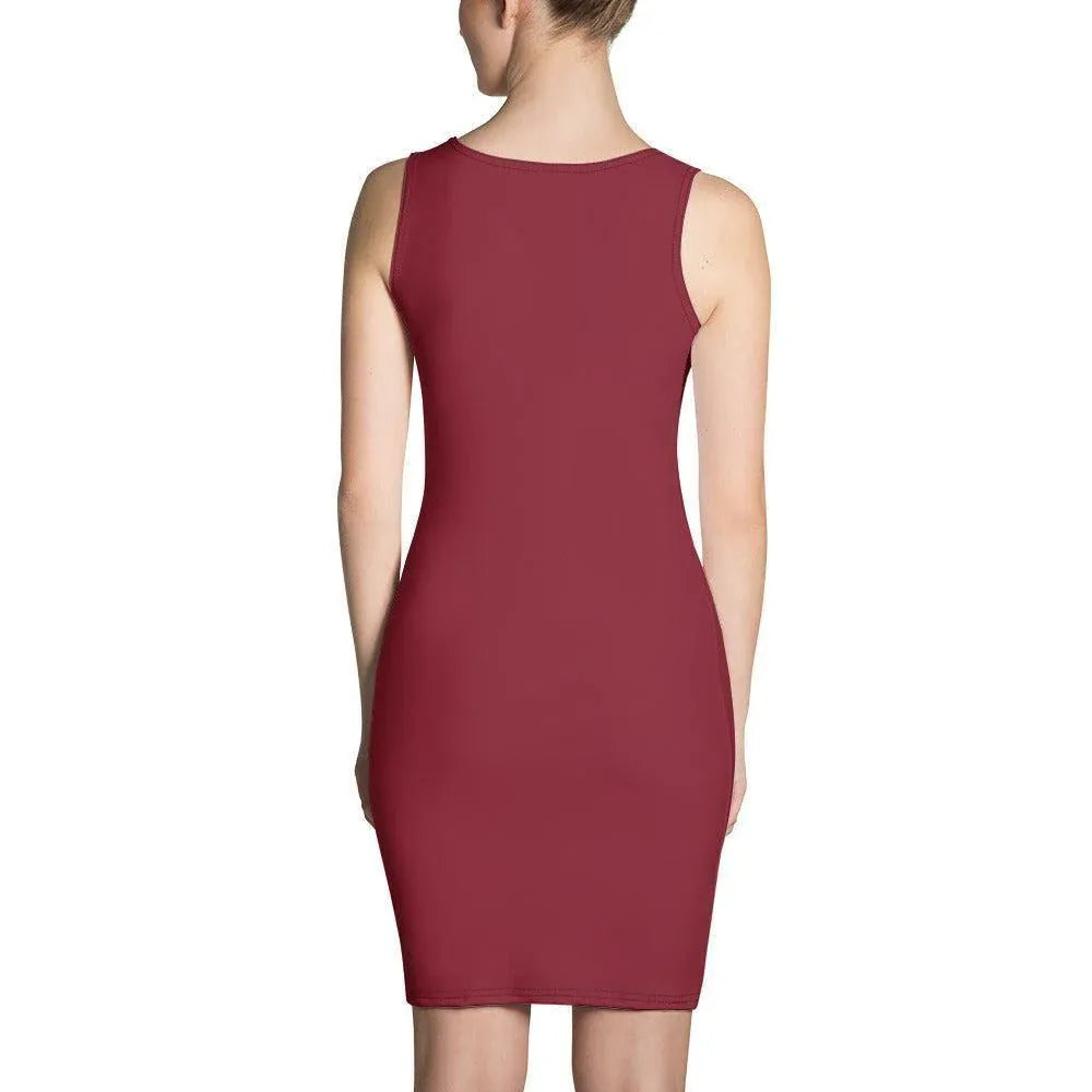 enganliegendes-burgund-kleid-kleid-jlr-design-2 - JLR Design