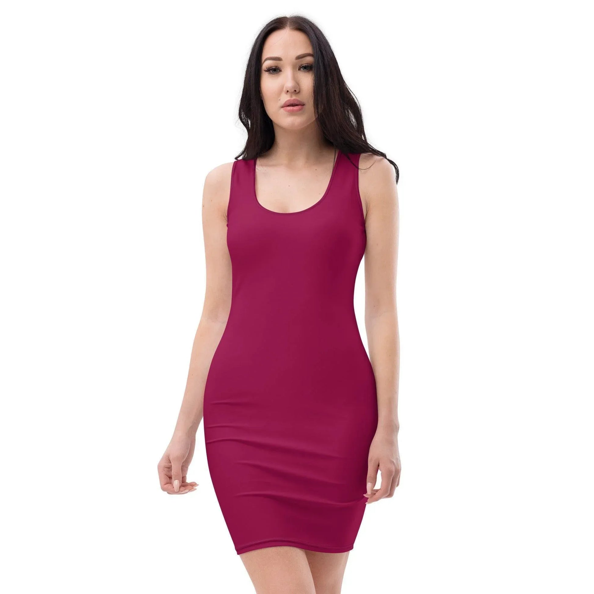 enganliegendes-burgundy-kleid-kleid-jlr-design-2 - JLR Design