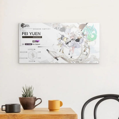 fei-yuen-charakter-azur-lane-poster-poster-jlr-design-2 - JLR Design