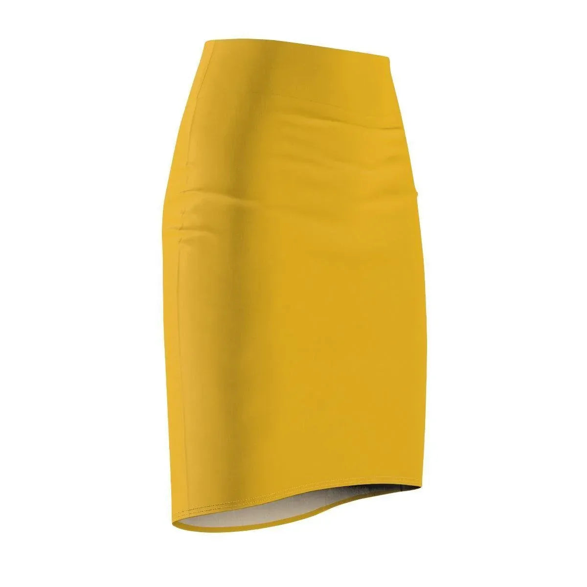 gelber-bleistiftrock-fur-damen-eleganter-mid-waist-rock-mit-stretch-komfort-bleistiftrock-jlr-design-3 - JLR Design