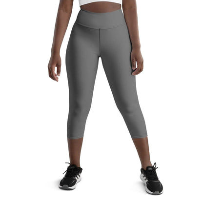 graue-damen-yoga-capri-leggings-yoga-capri-leggings-jlr-design-1 - JLR Design