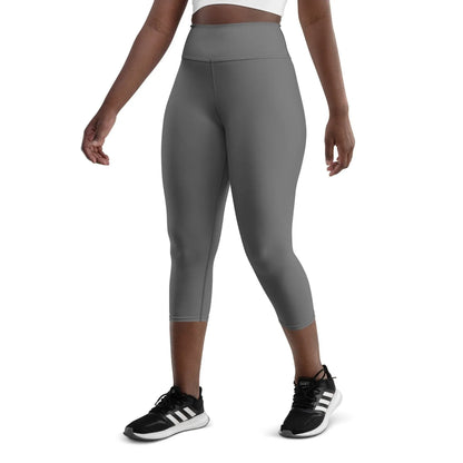 graue-damen-yoga-capri-leggings-yoga-capri-leggings-jlr-design-2 - JLR Design