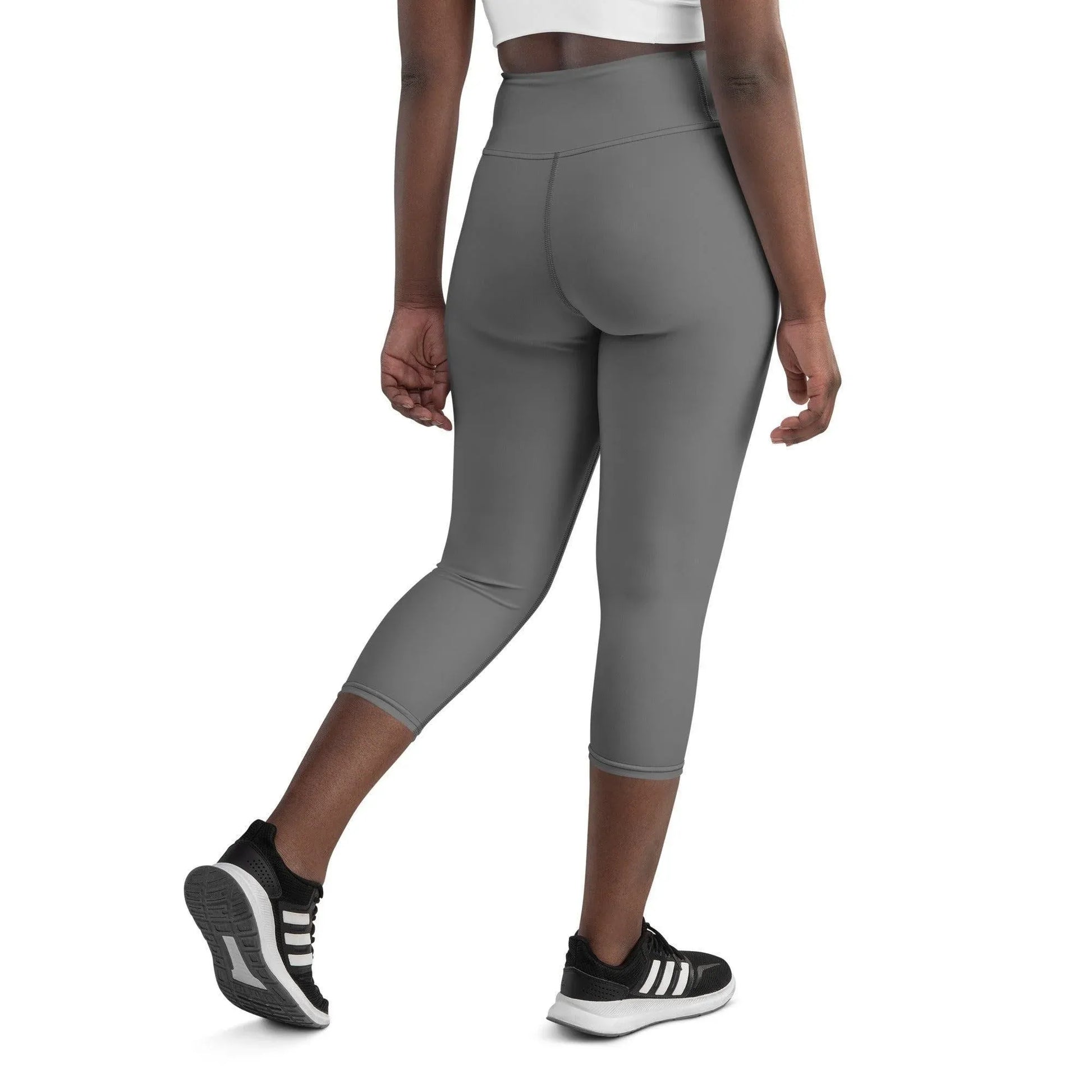 graue-damen-yoga-capri-leggings-yoga-capri-leggings-jlr-design-3 - JLR Design