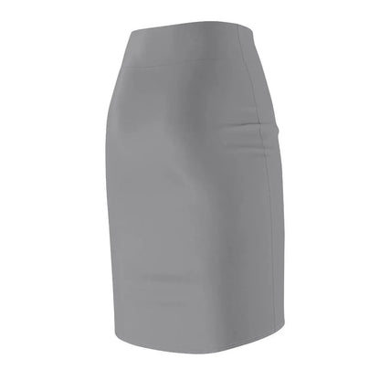 grauer-bleistiftrock-fur-damen-eleganter-mid-waist-rock-mit-stretch-komfort-bleistiftrock-jlr-design-4 - JLR Design