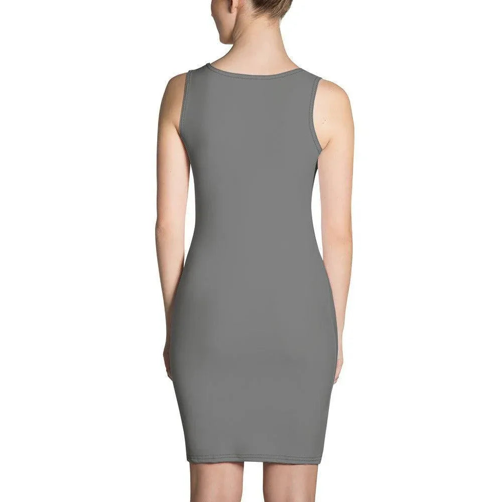 graues-enganliegendes-kleid-kleid-jlr-design-2 - JLR Design