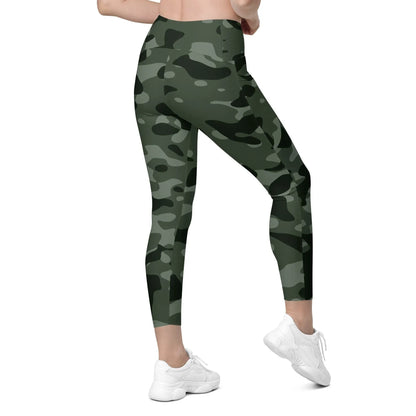 green-camouflage-damen-v-bund-leggings-mit-taschen-v-bund-leggings-jlr-design-3 - JLR Design