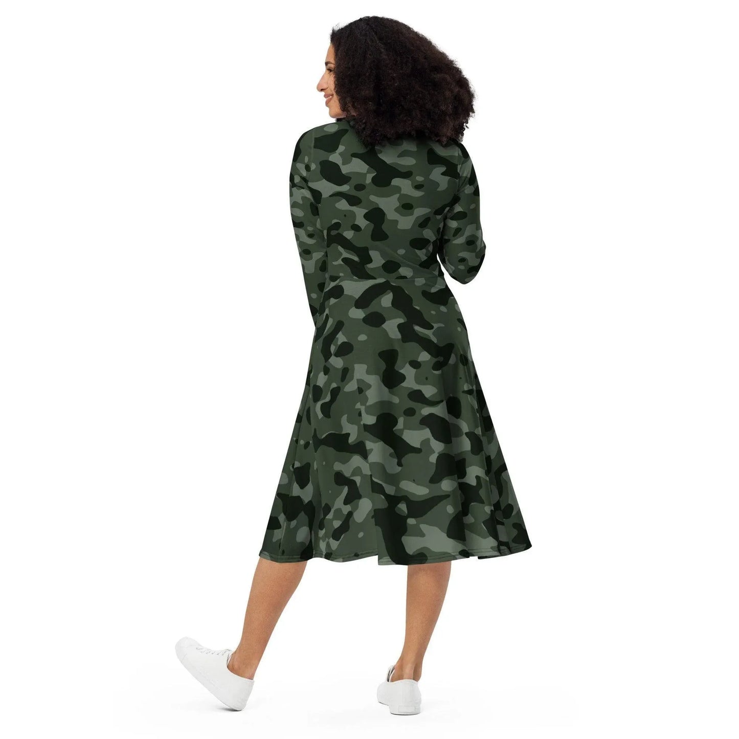 green-camouflage-langarmliges-midikleid-midikleid-jlr-design-3 - JLR Design