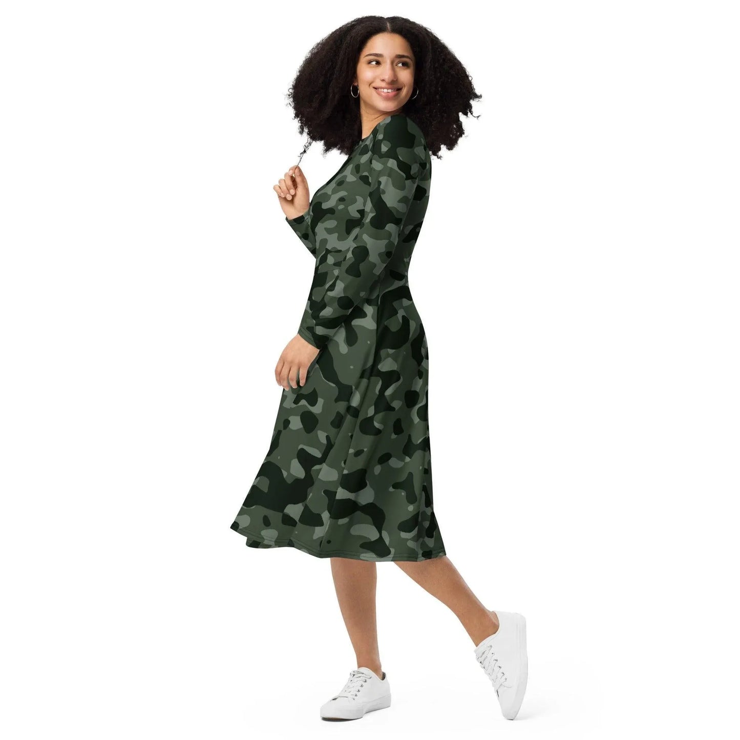 green-camouflage-langarmliges-midikleid-midikleid-jlr-design-5 - JLR Design