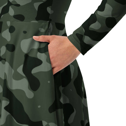 green-camouflage-langarmliges-midikleid-midikleid-jlr-design-6 - JLR Design