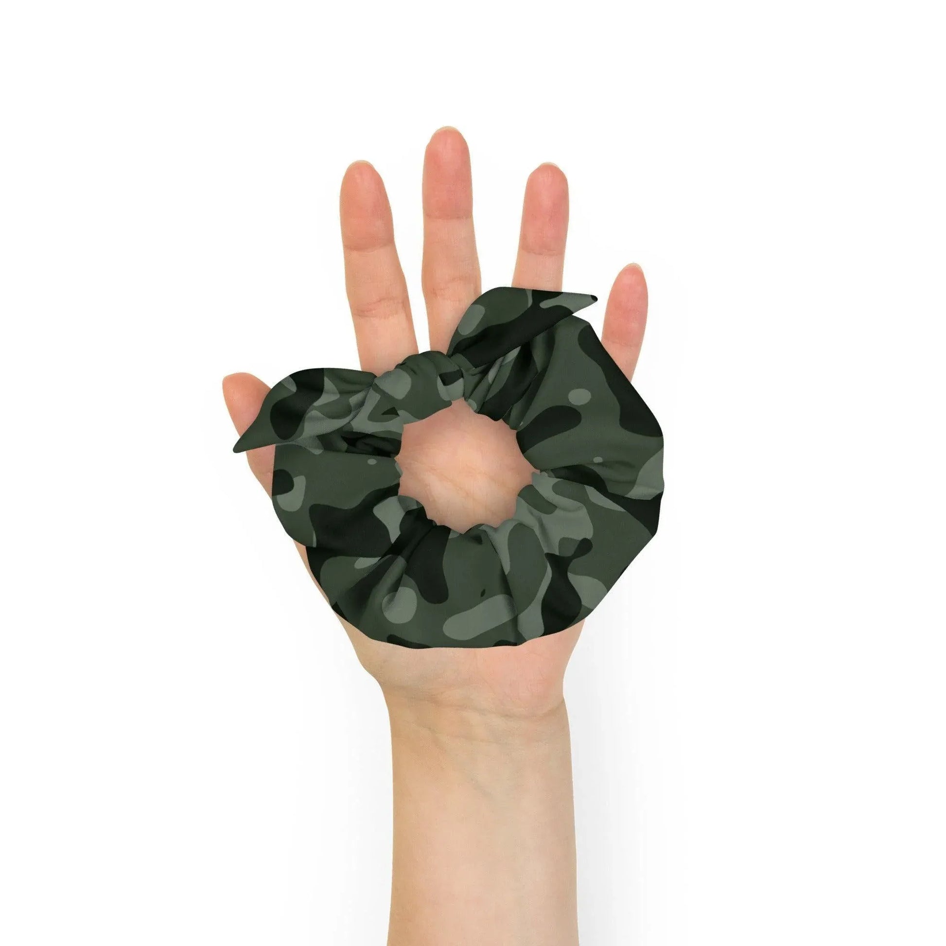 green-camouflage-scrunchie-scrunchie-jlr-design-2 - JLR Design