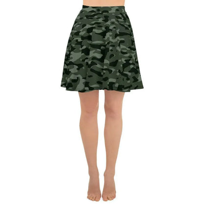 green-camouflage-skater-rock-or-classic-military-design-or-a-linie-mit-uv-schutz-upf-50-and-nachhaltigem-material-skater-rock-jlr-design-2 - JLR Design