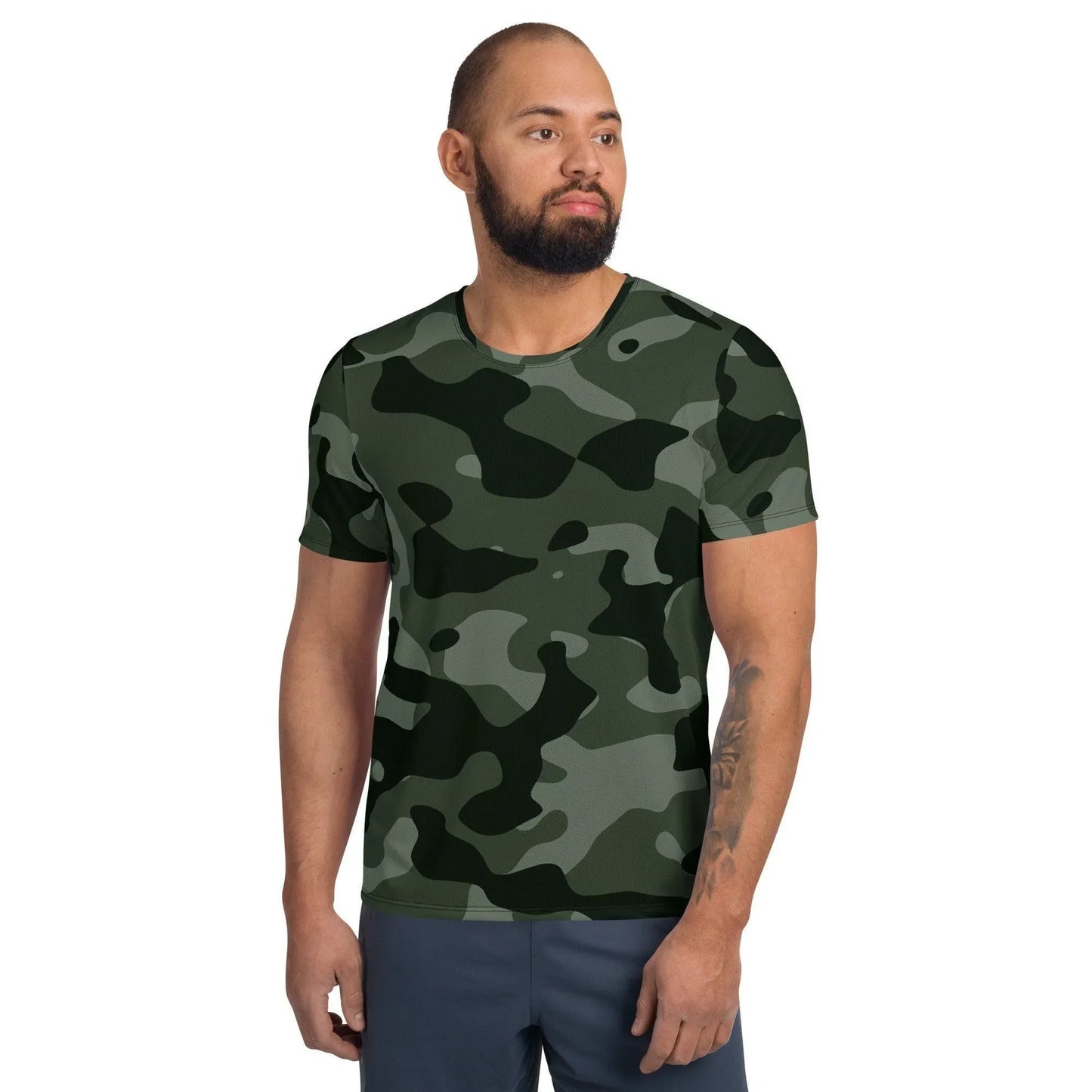green-camouflage-sport-t-shirt-fur-herren-sport-t-shirt-jlr-design-1 - JLR Design