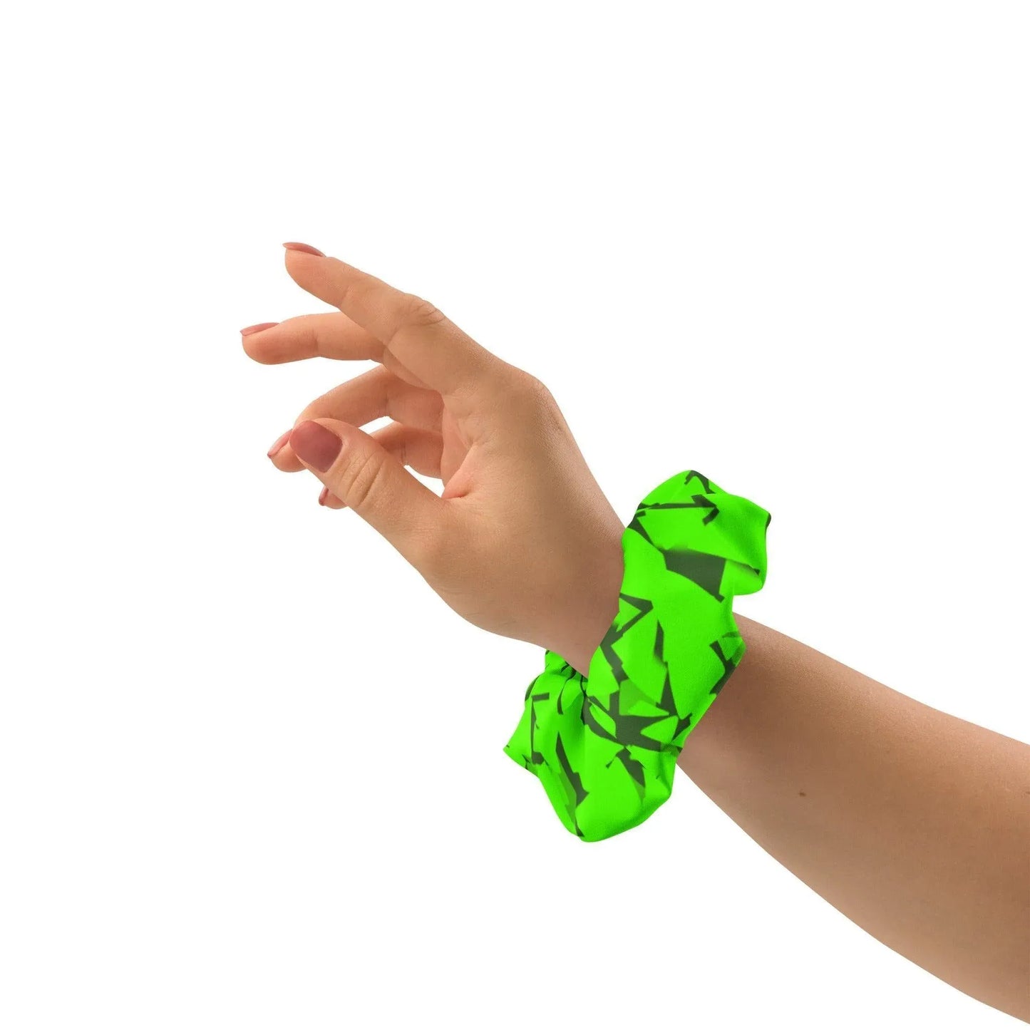 green-crystal-scrunchie-scrunchie-jlr-design-1 - JLR Design