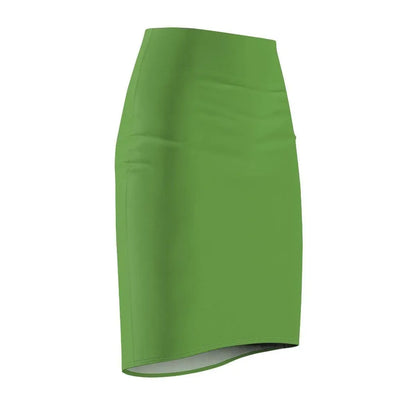 gruner-bleistiftrock-fur-damen-eleganter-mid-waist-rock-mit-stretch-komfort-bleistiftrock-jlr-design-3 - JLR Design