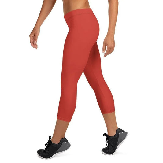 harley-davidson-red-damen-capri-leggings-capri-leggings-jlr-design-1 - JLR Design