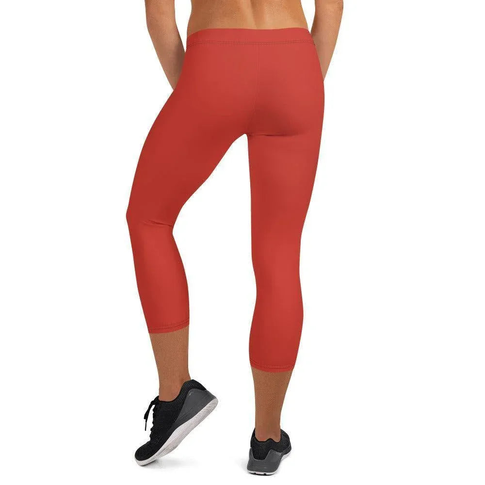 harley-davidson-red-damen-capri-leggings-capri-leggings-jlr-design-2 - JLR Design