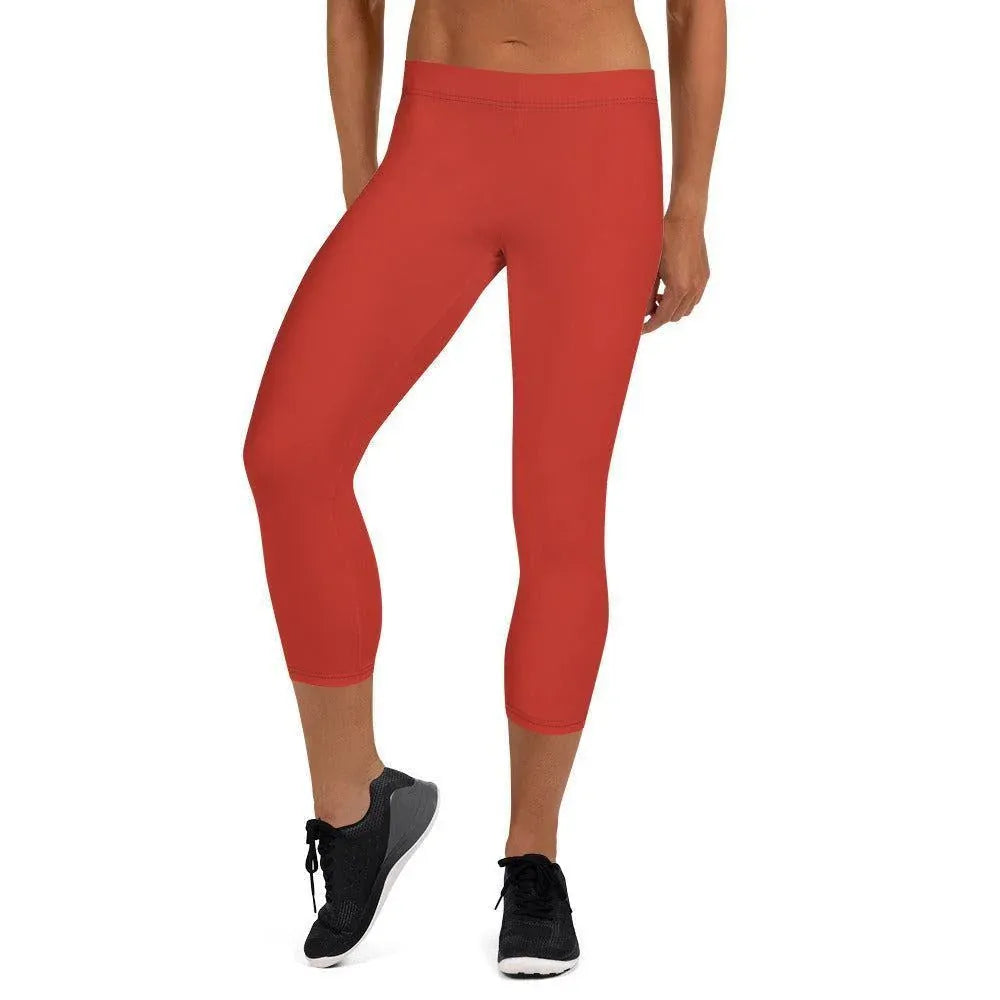 harley-davidson-red-damen-capri-leggings-capri-leggings-jlr-design-3 - JLR Design