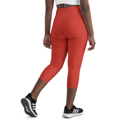 harley-davidson-red-damen-yoga-capri-leggings-yoga-capri-leggings-jlr-design-1 - JLR Design