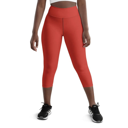 harley-davidson-red-damen-yoga-capri-leggings-yoga-capri-leggings-jlr-design-2 - JLR Design
