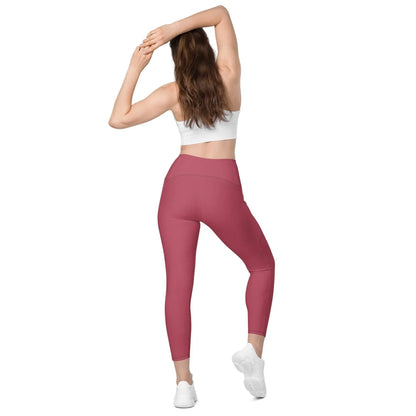 hippie-pink-damen-v-bund-leggings-mit-taschen-v-bund-leggings-jlr-design-3 - JLR Design