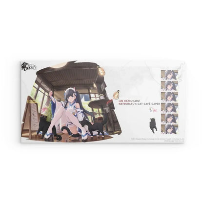 ijn-hatsuharu-cat-cafe-azur-lane-poster-poster-jlr-design-1 - JLR Design