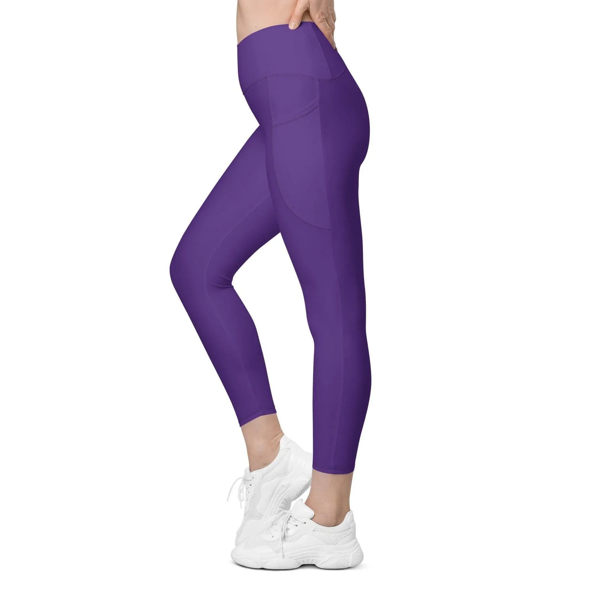 indigo-damen-v-bund-leggings-mit-taschen-v-bund-leggings-jlr-design-4 - JLR Design