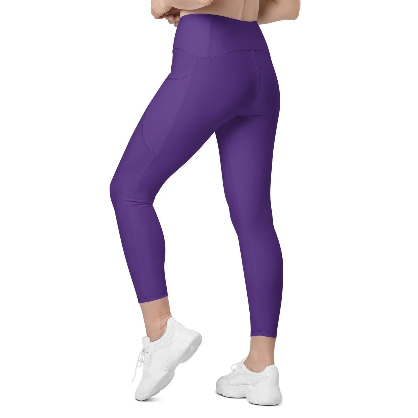 indigo-damen-v-bund-leggings-mit-taschen-v-bund-leggings-jlr-design-5 - JLR Design
