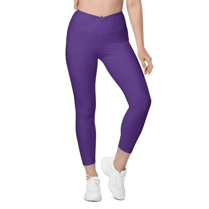 indigo-damen-v-bund-leggings-mit-taschen-v-bund-leggings-jlr-design-6 - JLR Design