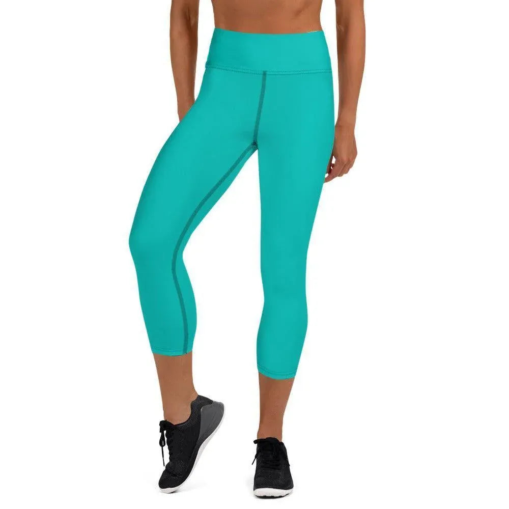 iris-blue-damen-yoga-capri-leggings-yoga-capri-leggings-jlr-design-2 - JLR Design
