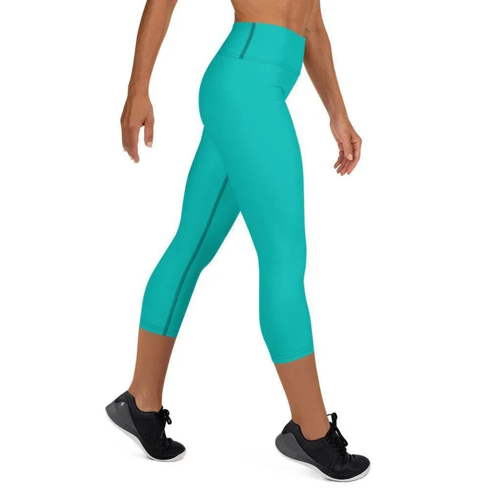 iris-blue-damen-yoga-capri-leggings-yoga-capri-leggings-jlr-design-3 - JLR Design