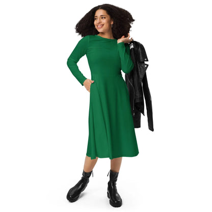 juwel-langarmliges-midikleid-midikleid-jlr-design-1 - JLR Design