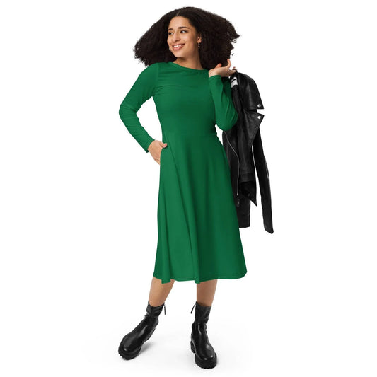 juwel-langarmliges-midikleid-midikleid-jlr-design-1 - JLR Design