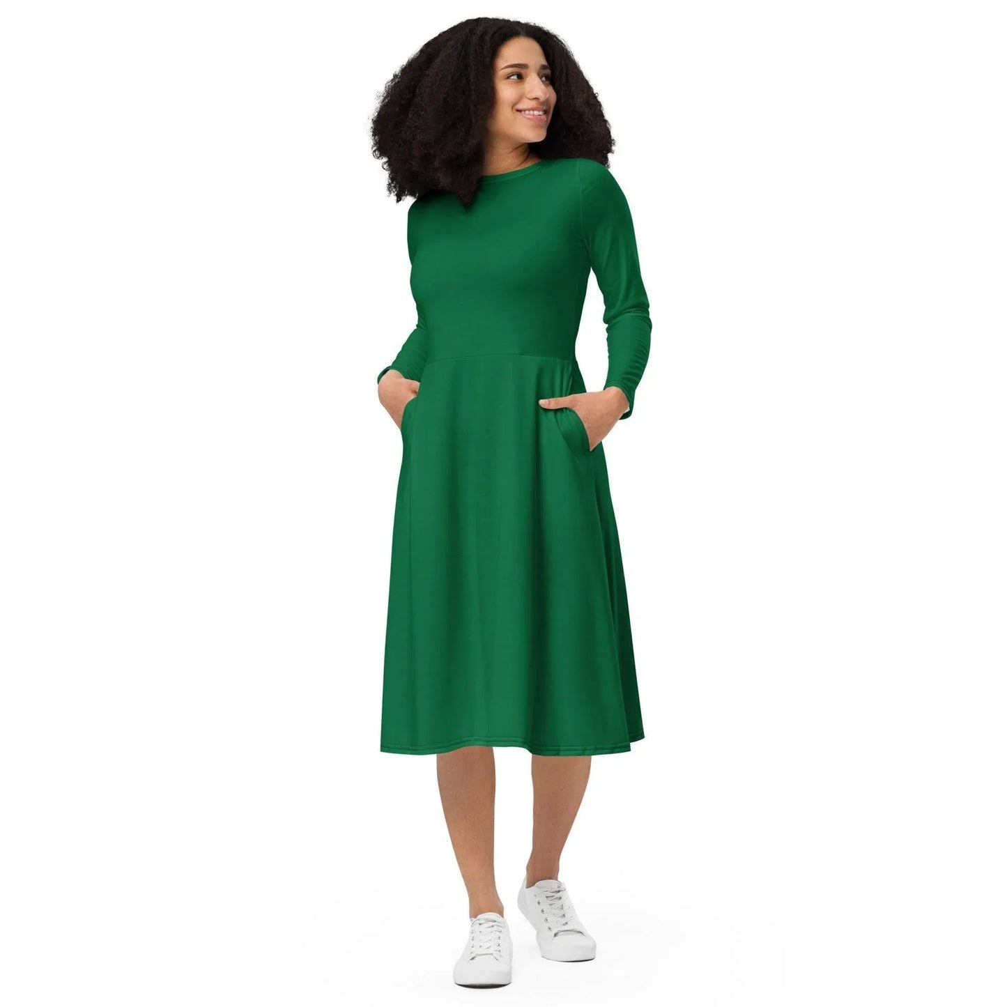 juwel-langarmliges-midikleid-midikleid-jlr-design-2 - JLR Design