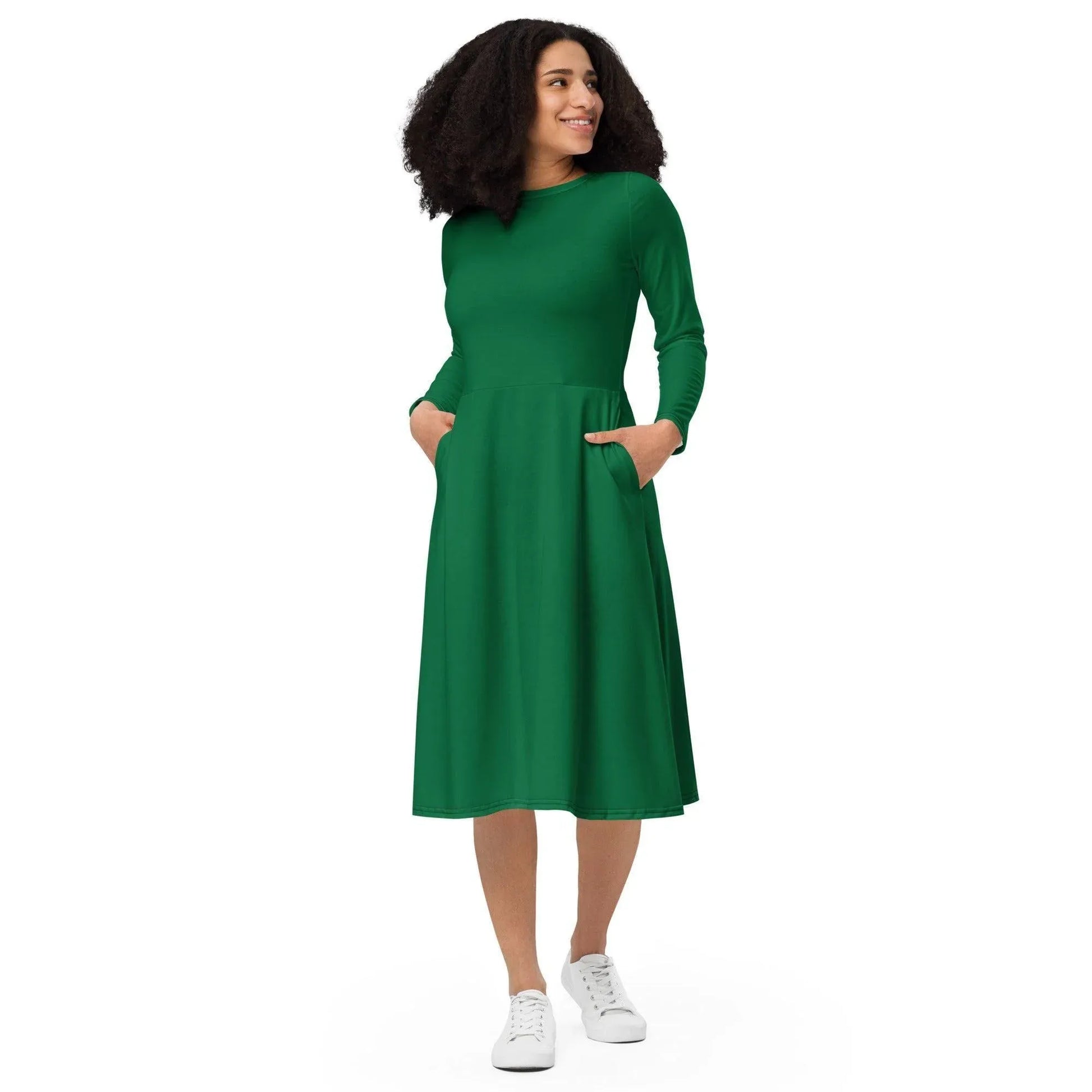 juwel-langarmliges-midikleid-midikleid-jlr-design-2 - JLR Design