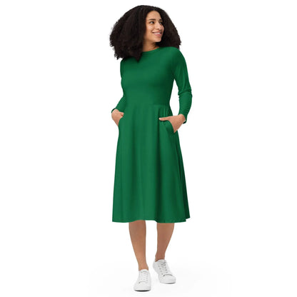 juwel-langarmliges-midikleid-midikleid-jlr-design-2 - JLR Design