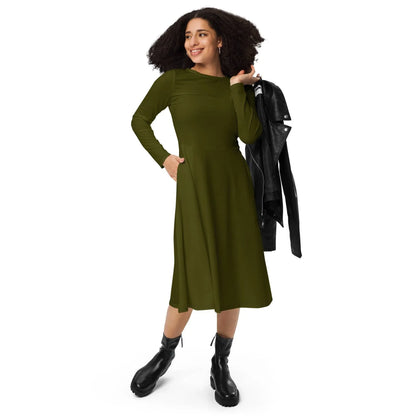 karaka-langarmliges-midikleid-midikleid-jlr-design-1 - JLR Design