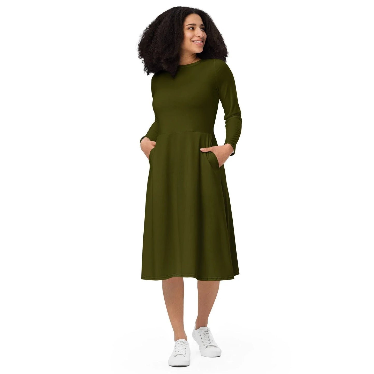 karaka-langarmliges-midikleid-midikleid-jlr-design-2 - JLR Design