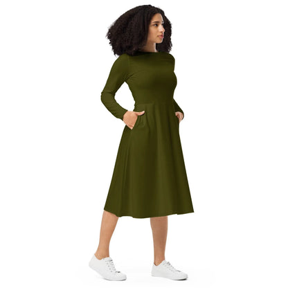 karaka-langarmliges-midikleid-midikleid-jlr-design-4 - JLR Design