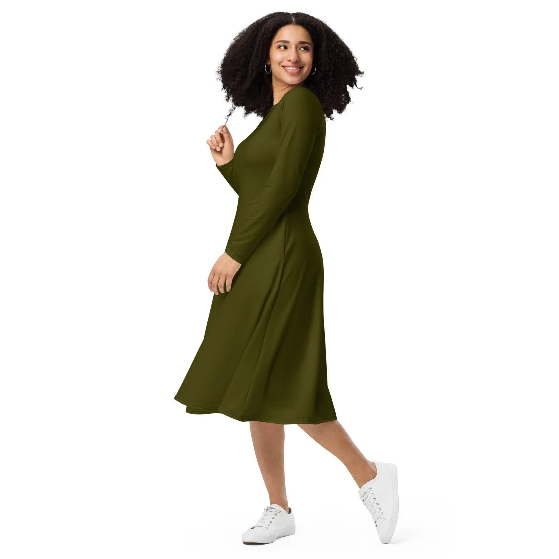 karaka-langarmliges-midikleid-midikleid-jlr-design-6 - JLR Design