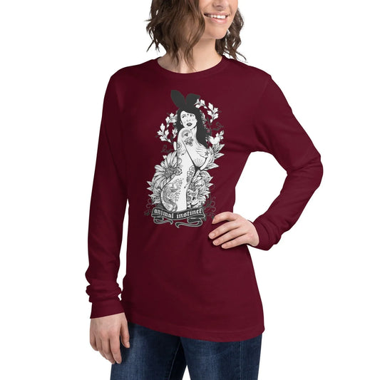 langarmeliges-animal-instinct-t-shirt-langarmshirt-jlr-design-1 - JLR Design