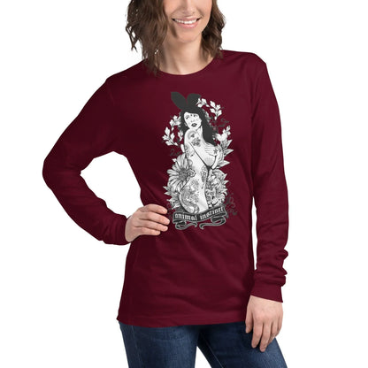 langarmeliges-animal-instinct-t-shirt-langarmshirt-jlr-design-12 - JLR Design