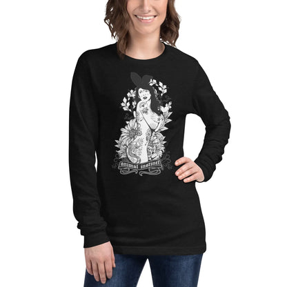 langarmeliges-animal-instinct-t-shirt-langarmshirt-jlr-design-2 - JLR Design
