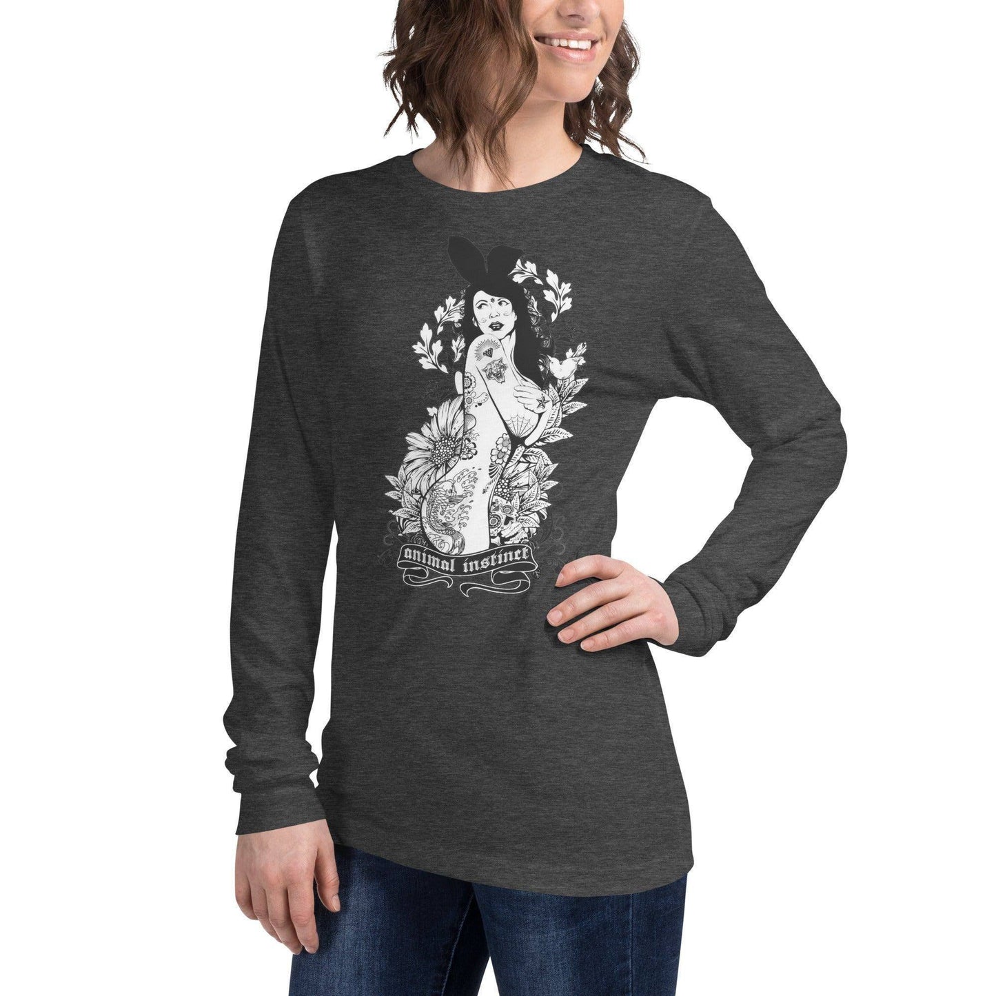 langarmeliges-animal-instinct-t-shirt-langarmshirt-jlr-design-20 - JLR Design
