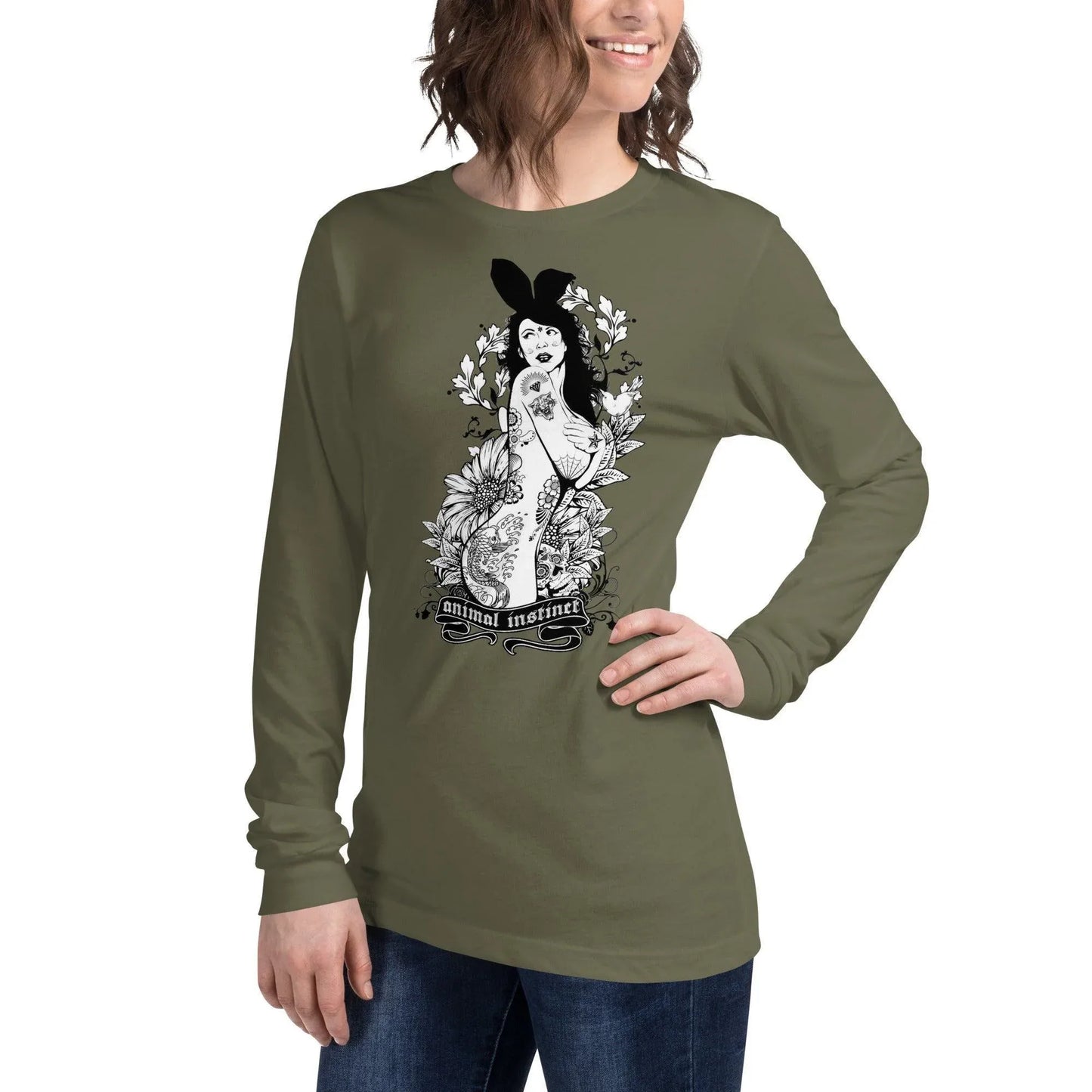 langarmeliges-animal-instinct-t-shirt-langarmshirt-jlr-design-32 - JLR Design