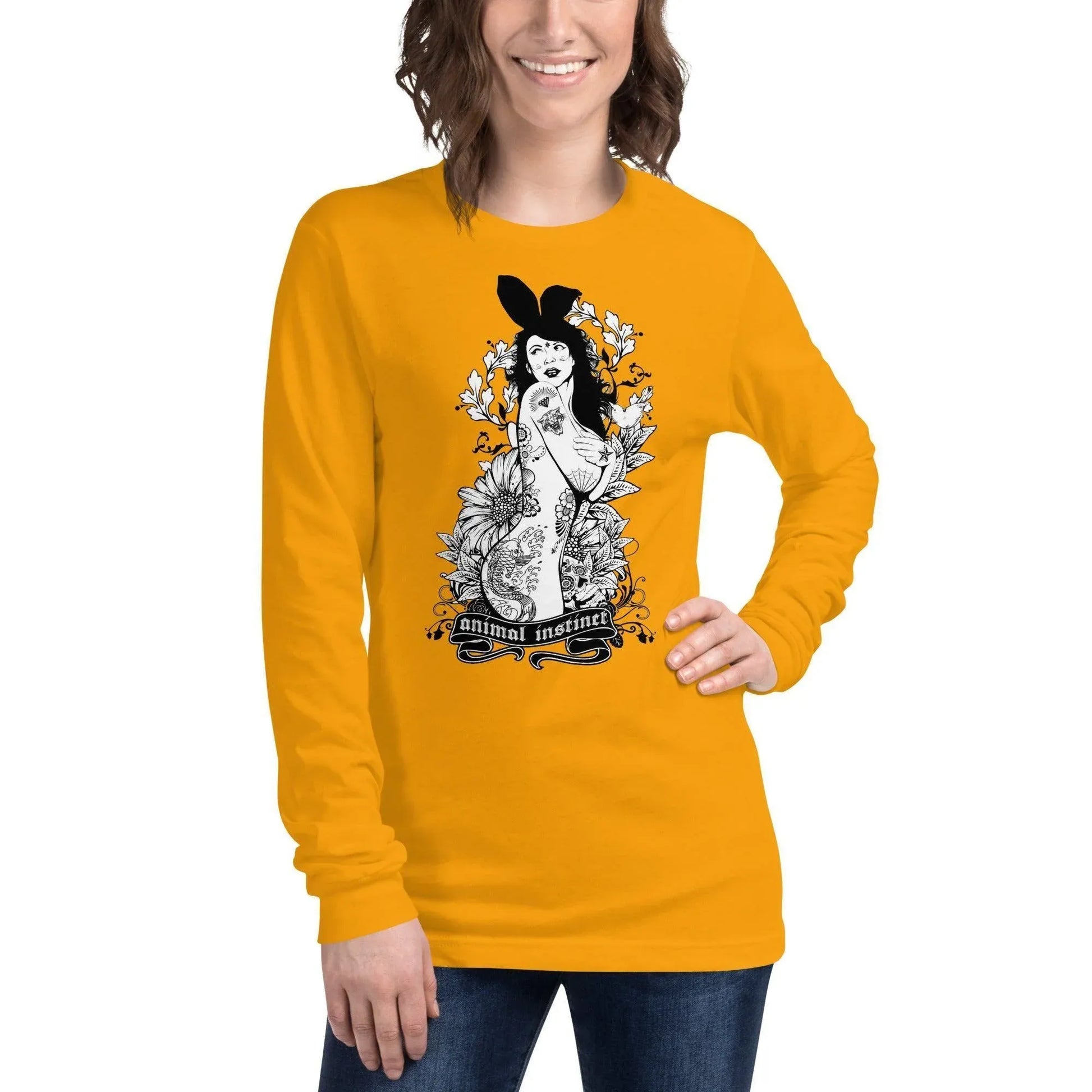 langarmeliges-animal-instinct-t-shirt-langarmshirt-jlr-design-37 - JLR Design