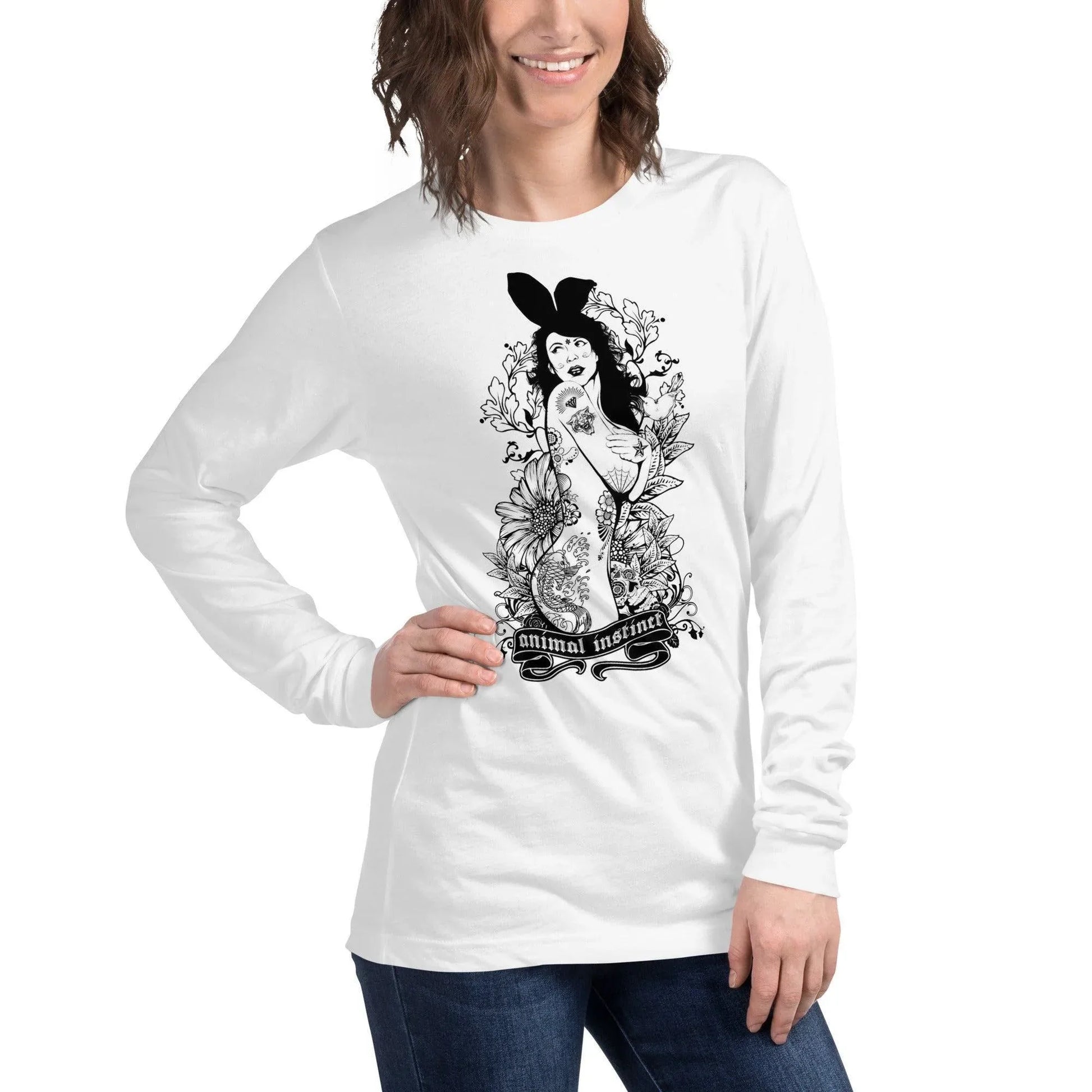 langarmeliges-animal-instinct-t-shirt-langarmshirt-jlr-design-42 - JLR Design