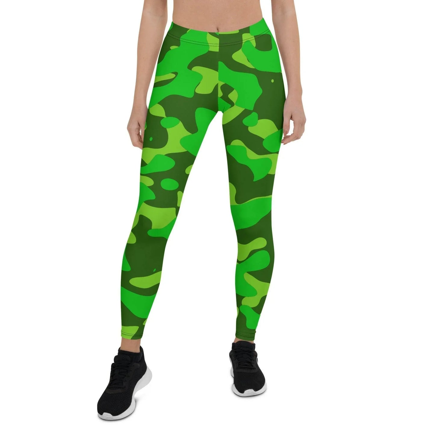 lime-green-camouflage-damen-leggings-leggings-jlr-design-2 - JLR Design